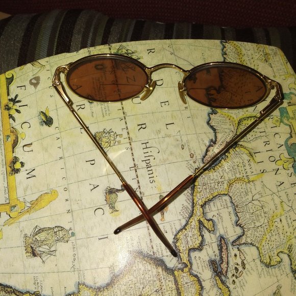 ❤️GIORGIO ARMANI GOLD Sunglasses Frames Only / No Lenses main image 5